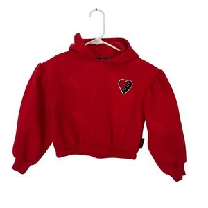 Disney Descendants The Rise of Red Girls size‎ XS 4/5 Fleece Hoodie Sweatshirt